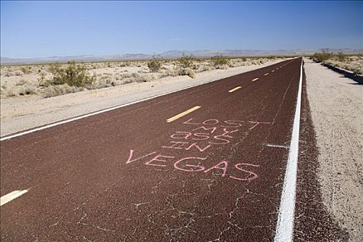 沙漠公路,涂鸦,内华达,美国