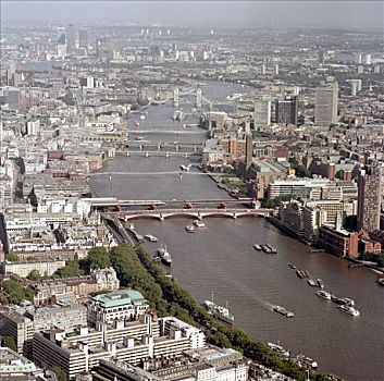 泰晤士河,看,东方,伦敦,2002年,艺术家,摄影师