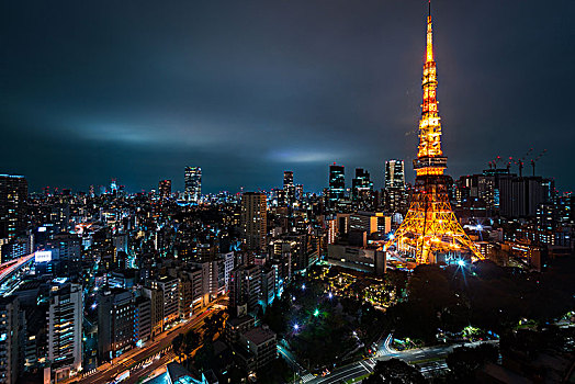 日本东京夜景