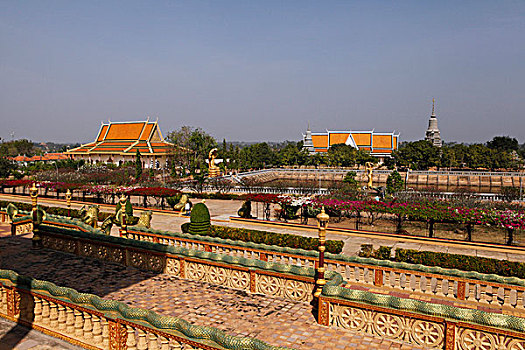乌龙面,寺院,靠近,柬埔寨
