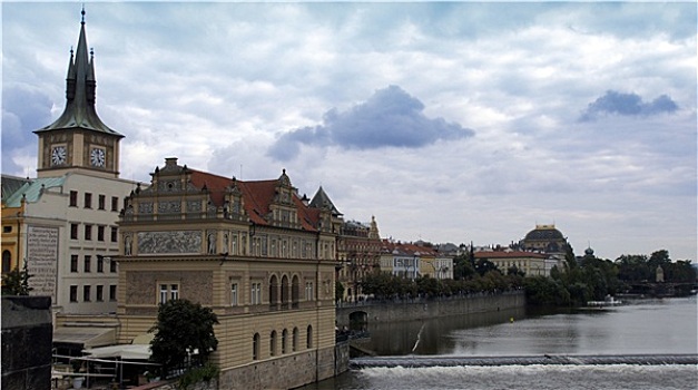 伏尔塔瓦河,河,布拉格