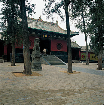 河南登封嵩山少林寺山门