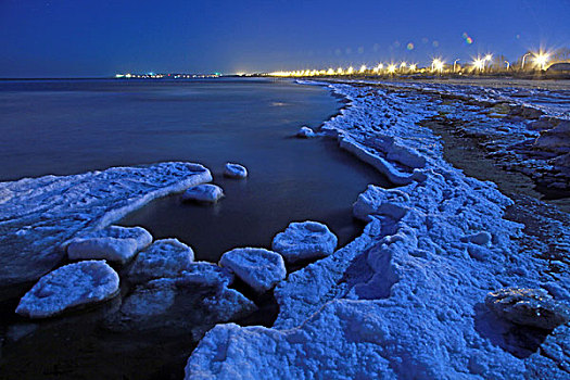 北戴河海冰