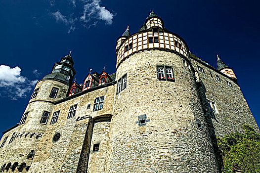 城堡,靠近,莱茵兰普法尔茨州,德国,欧洲
