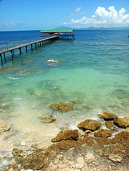 海水,礁石