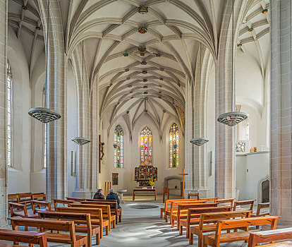 教堂,室内,洗礼堂,萨克森安哈尔特,德国,欧洲