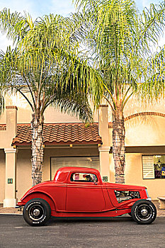 美国,佛罗里达,新士麦那海滩,老爷车,展示,古董车