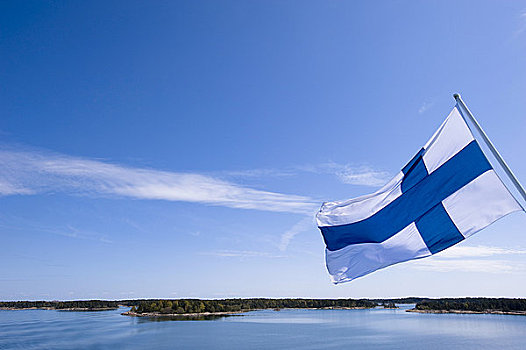 波罗的海,芬兰,旗帜