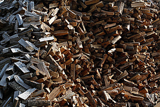 木头,堆,乡村,弗吉尼亚,美国