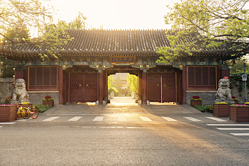 北京大学内部全景图图片