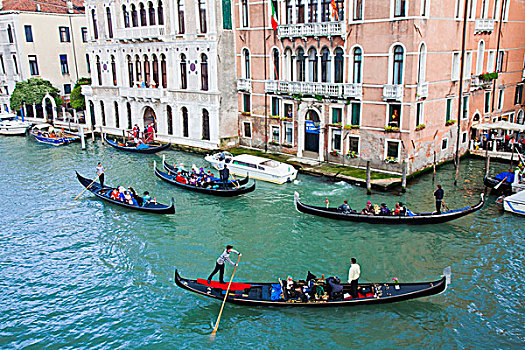 欧洲,意大利,威尼斯,小船,骑手,衣服,狂欢