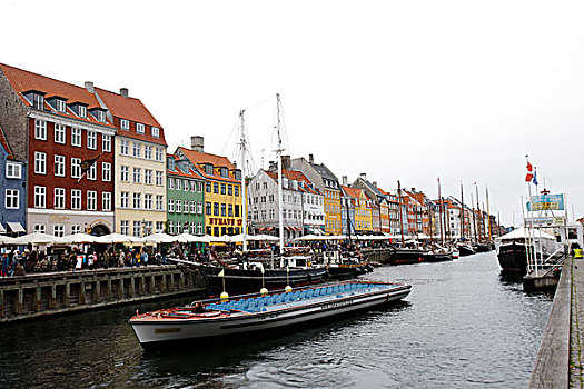 nyhavn,harbour,in,copenhagen,denmark,丹麦哥本哈根