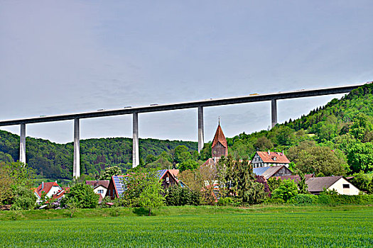 桥,巴登符腾堡,德国,欧洲