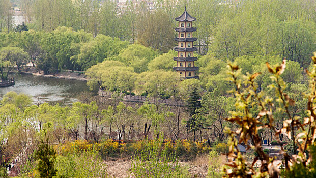 莒南风景区卧佛寺塔楼