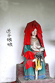 重庆东温泉镇显灵寺佛像