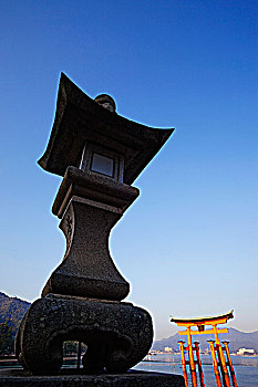 宫岛,严岛神社,鸟居,日本