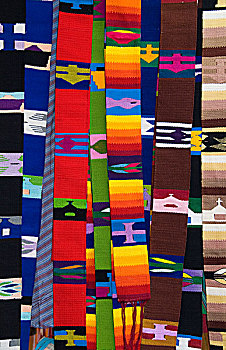 彩色,布,阿蒂特兰湖,乡村,圣地亚哥,危地马拉,中美洲