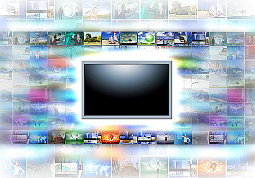 平板电视,留白,黑色,文字,区域,照相,图像,室外,电视,发光,亮光,上面