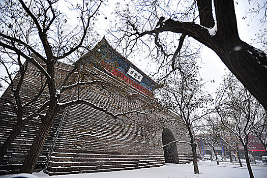 古建雪景