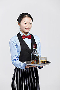 亚洲女性服务员