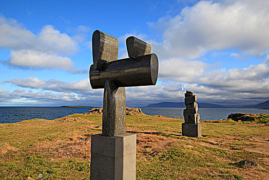 冰岛,雷克雅未克,雕塑,博物馆