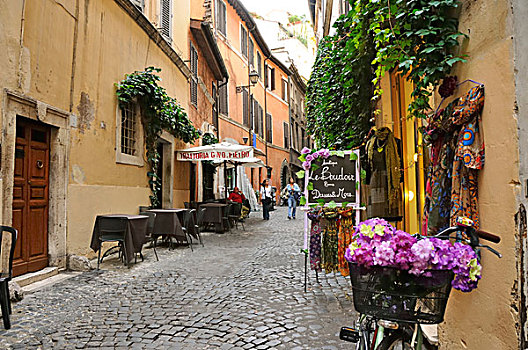 传统,街道,罗马,意大利