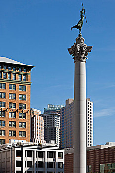 纪念建筑,联合广场,旧金山,加利福尼亚,美国