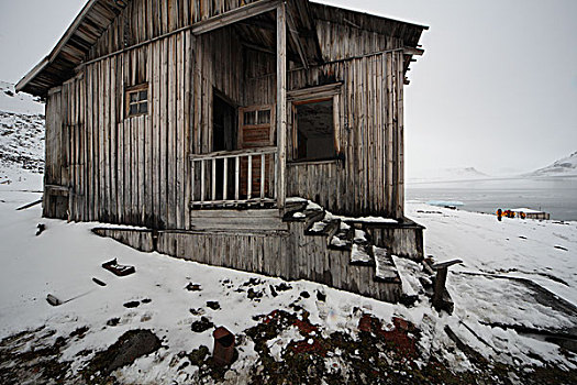 挪威探险家的小屋以及前苏联北极科考站