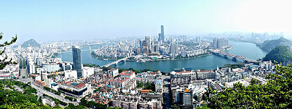 广西柳州全景图
