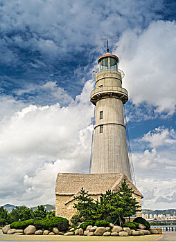 威海公园地标建筑灯塔