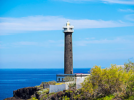 灯塔,靠近,帕尔玛,加纳利群岛,西班牙,欧洲