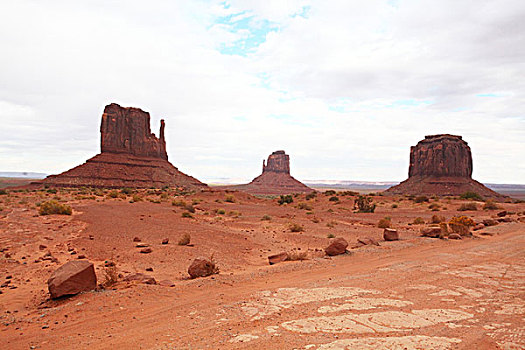 纪念碑山谷,吉普车,公路,那瓦荷部落公园,那瓦荷印地安保留区,亚利桑那州,犹他州,那瓦荷族公园,北美洲,美国,风景,地标,著名景点,全景