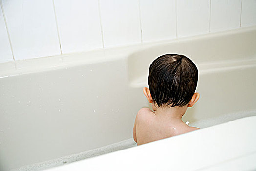 男婴,浴缸