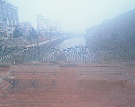 雾,运河
