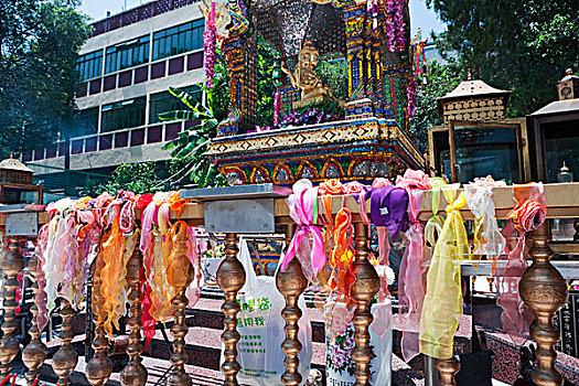 泰国,神祠,砂质黏土,竹林,寺院,香港