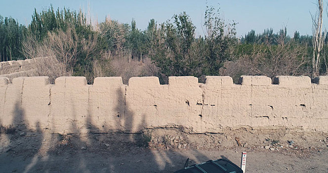 新疆若羌,民国骑兵团军营旧址