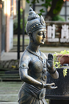 tit创意园内的铜雕,广东广州海珠区