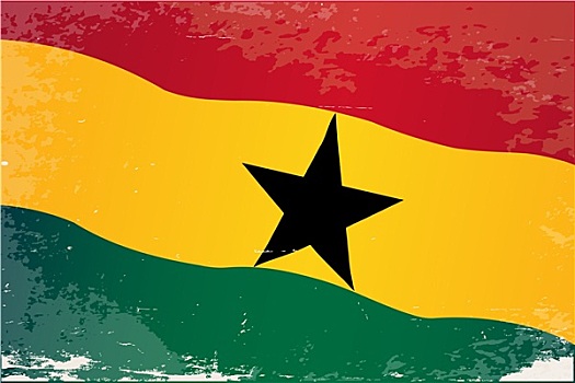 加纳,旗帜,低劣