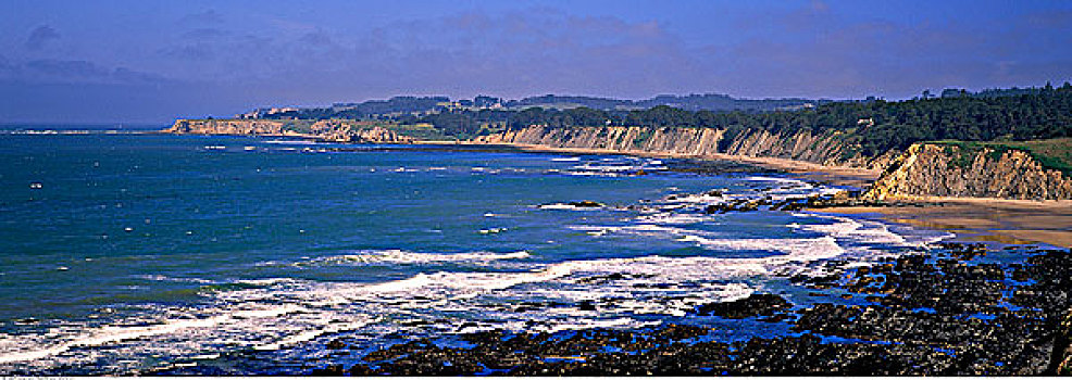 海岸线,门多西诺角,加利福尼亚