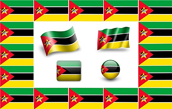 旗帜,莫桑比克,象征