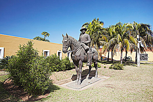 雕塑,马普托,堡垒,莫桑比克
