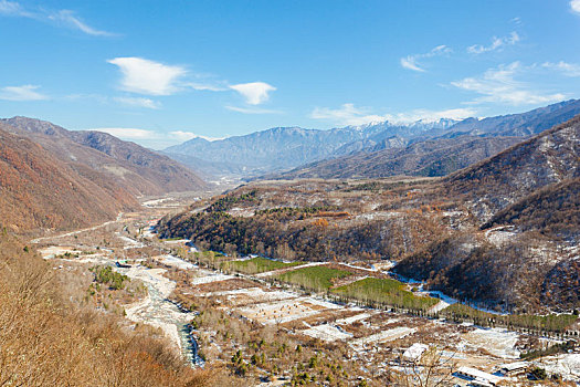 陕西秦岭太白县风光