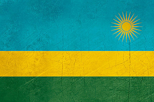 低劣,卢旺达,旗帜