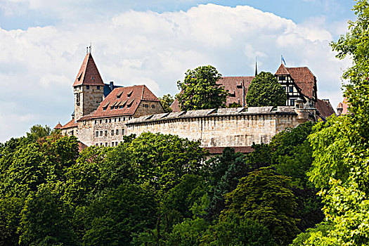 城堡,上弗兰科尼亚,弗兰克尼亚,巴伐利亚,德国,欧洲