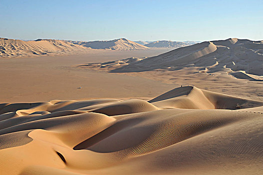 阿曼苏丹国,佐法尔,擦,沙漠,空,区域,沙子,世界,边界,也门,阿拉伯,白色,轮子,多,旅游,中间,赭色