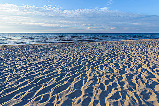 沙滩,波罗的海,北方,日德兰半岛,丹麦