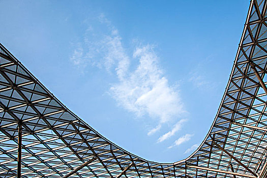 重庆国际博览中心展厅天花板网格