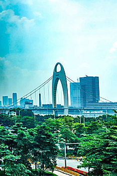 广州新地标－猎德大桥