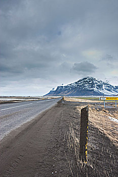火山灰,途中,靠近,南,冰岛
