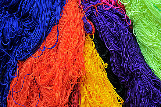明亮,彩色,毛织品,室外,干燥,露天市场,麦地那,摩洛哥,非洲